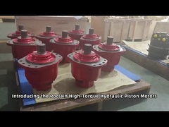 Piston Hidrolik Sürüş Motoru Poclain MS Kaydırma Yükleyici için
