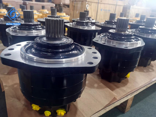 Siyah 0-150 R/min Poclain MS Serisi Hidrolojik Motor Hız Kontrolü
