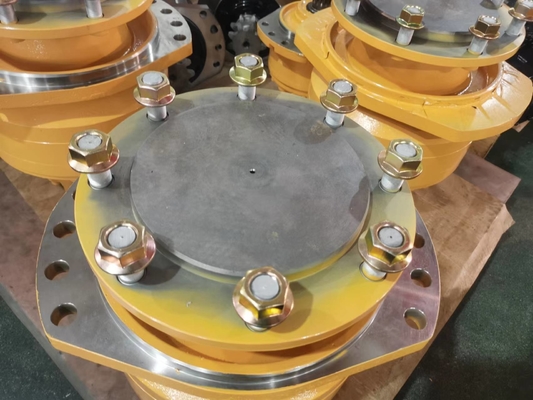 Dümen Kulesi Poclain Ms18 Hidrolik Tahrik Radyal Piston Mili Motorunu Değiştirin Tek Çift Hız